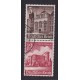 ALEMANIA 1940 ESTAMPILLAS SE-TENANT ZUSAMMENDRUCKE USADAS QUE SON MUCHO MAS RARAS MI S268 6 EUROS